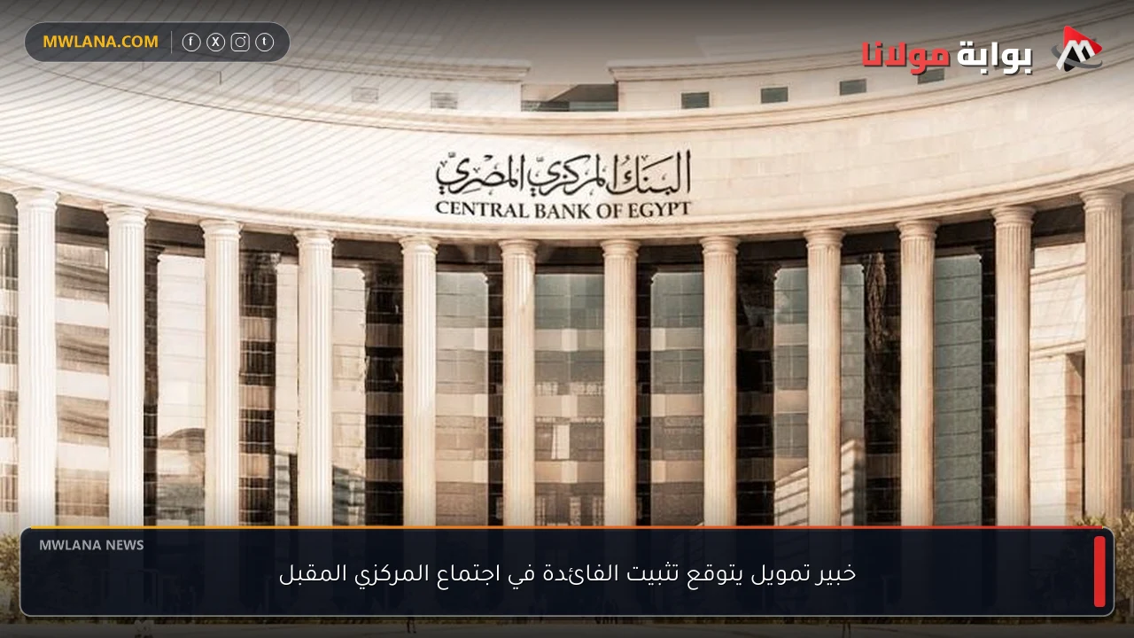 خبير تمويل يتوقع تثبيت الفائدة في اجتماع المركزي المقبل
