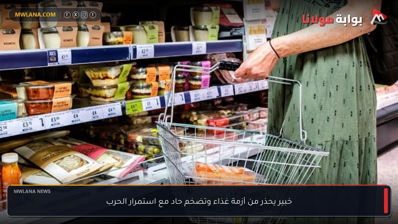 خبير يحذر من أزمة غذاء وتضخم حاد مع استمرار الحرب