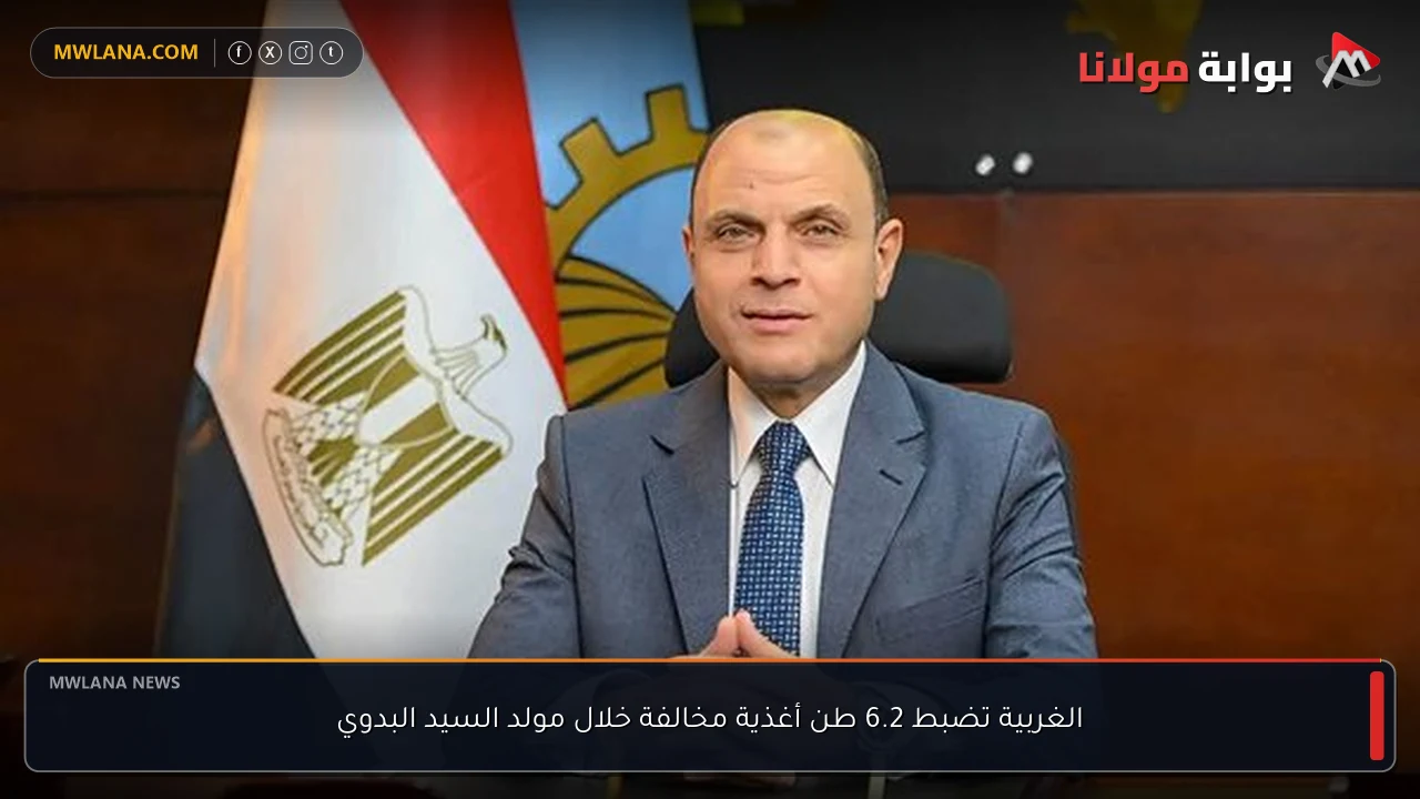 الغربية تضبط 6.2 طن أغذية مخالفة خلال مولد السيد البدوي