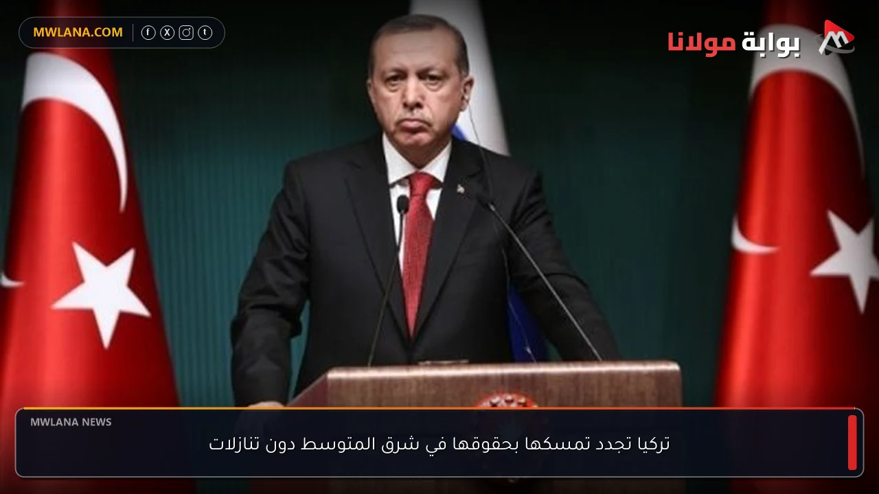 تركيا تجدد تمسكها بحقوقها في شرق المتوسط دون تنازلات