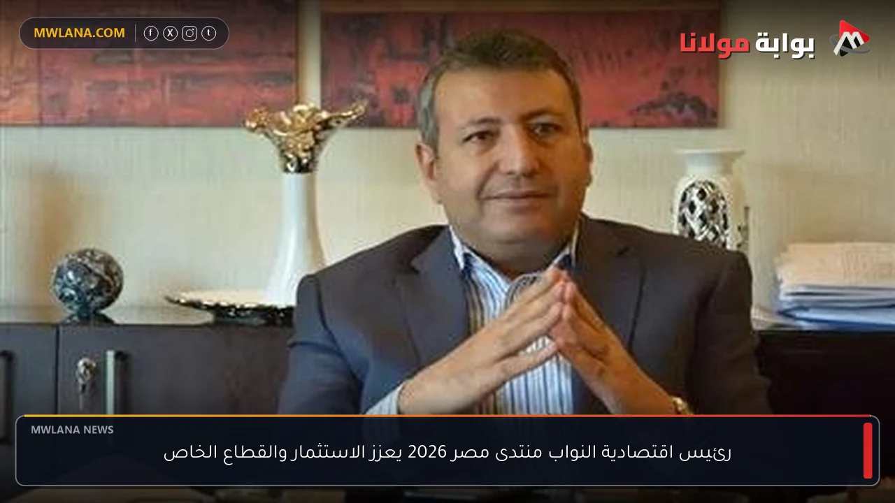 رئيس اقتصادية النواب منتدى مصر 2026 يعزز الاستثمار والقطاع الخاص