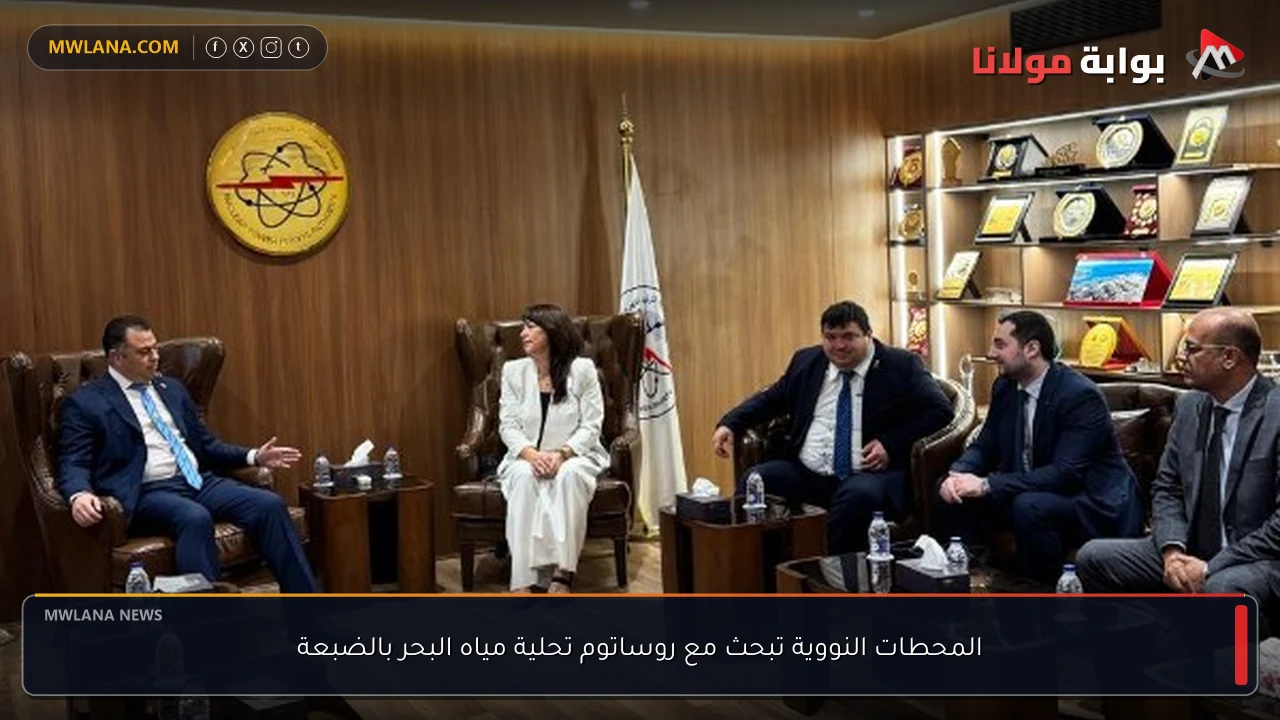 المحطات النووية تبحث مع روساتوم تحلية مياه البحر بالضبعة
