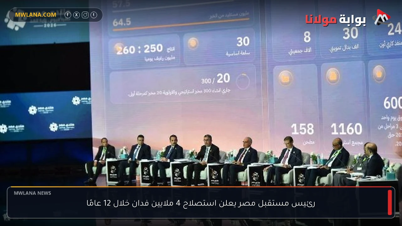رئيس مستقبل مصر يعلن استصلاح 4 ملايين فدان خلال 12 عامًا