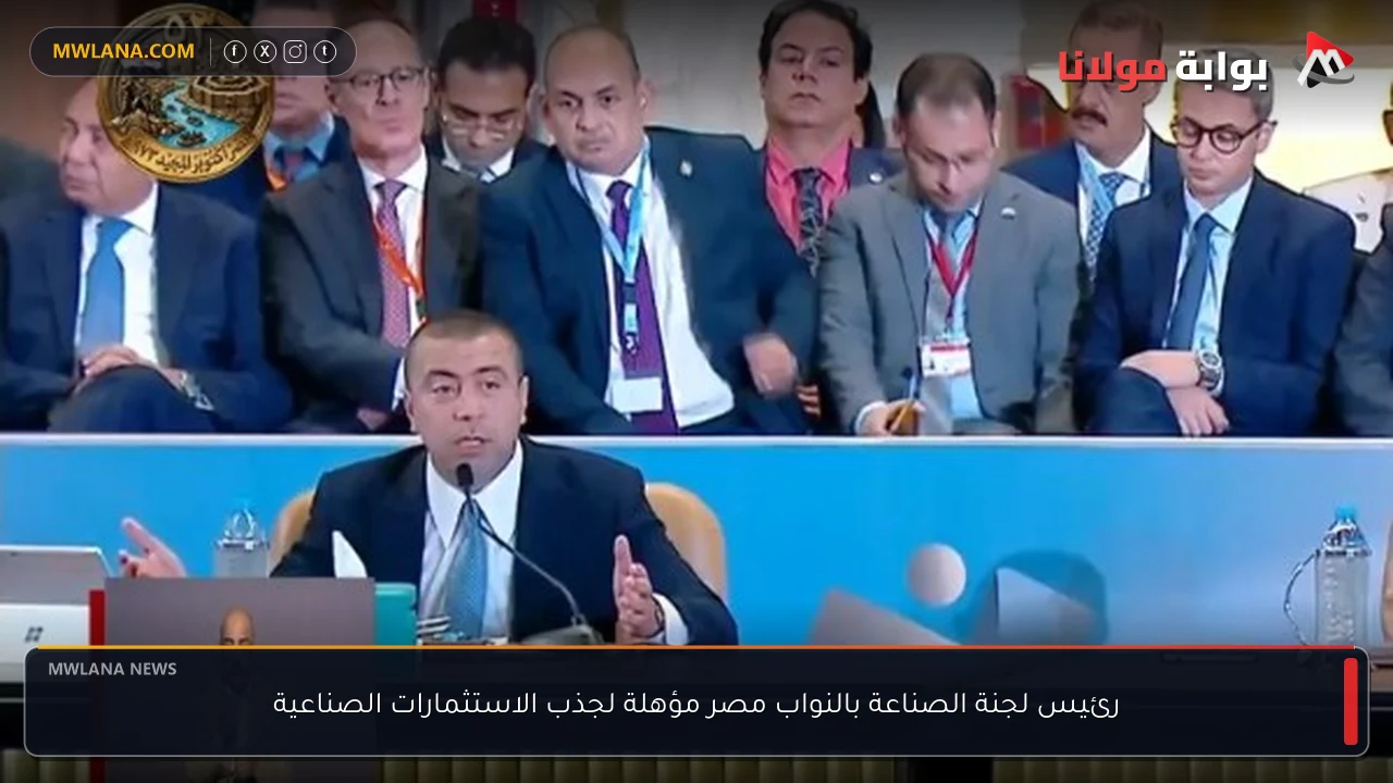 رئيس لجنة الصناعة بالنواب مصر مؤهلة لجذب الاستثمارات الصناعية