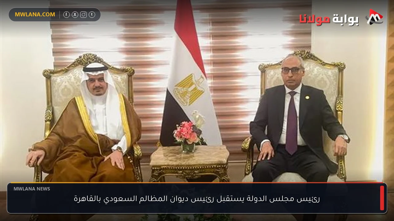 رئيس مجلس الدولة يستقبل رئيس ديوان المظالم السعودي بالقاهرة