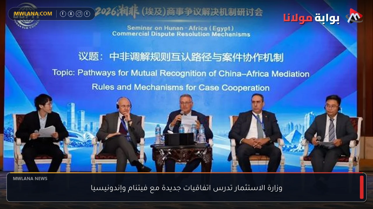 وزارة الاستثمار تدرس اتفاقيات جديدة مع فيتنام وإندونيسيا