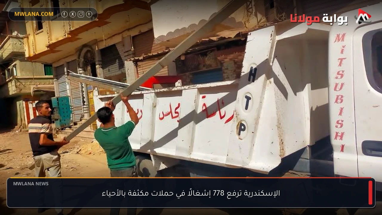 الإسكندرية ترفع 778 إشغالًا في حملات مكثفة بالأحياء