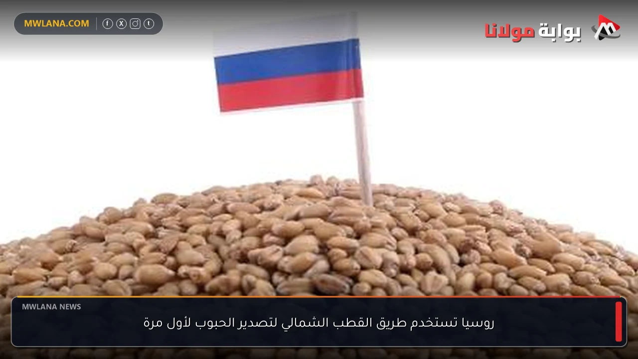 روسيا تستخدم طريق القطب الشمالي لتصدير الحبوب لأول مرة