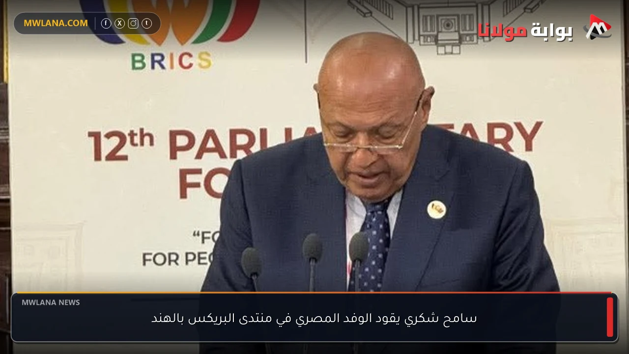 سامح شكري يقود الوفد المصري في منتدى البريكس بالهند