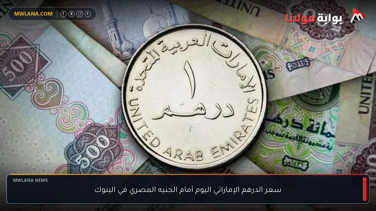 سعر الدرهم الإماراتي اليوم أمام الجنيه المصري في البنوك