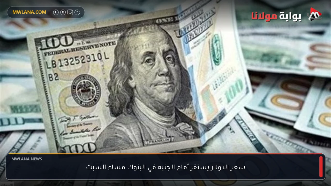 سعر الدولار يستقر أمام الجنيه في البنوك مساء السبت