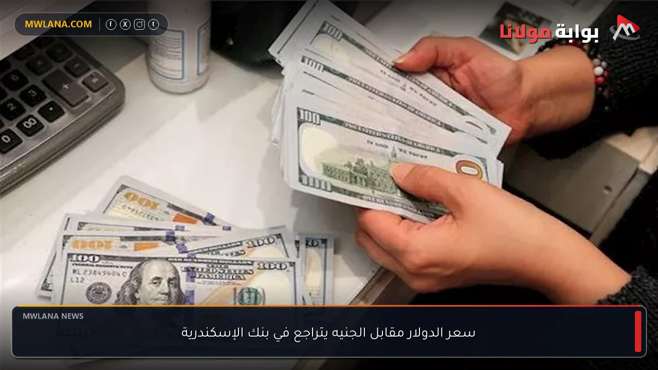سعر الدولار مقابل الجنيه يتراجع في بنك الإسكندرية