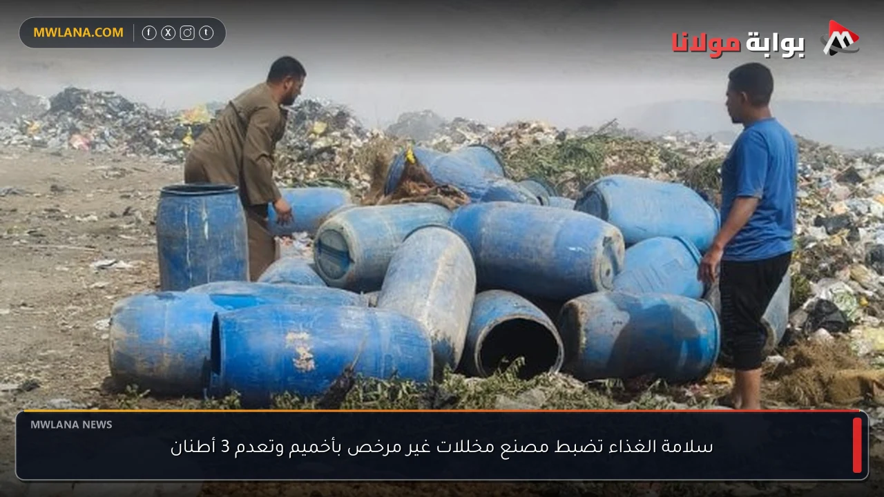 سلامة الغذاء تضبط مصنع مخللات غير مرخص بأخميم وتعدم 3 أطنان