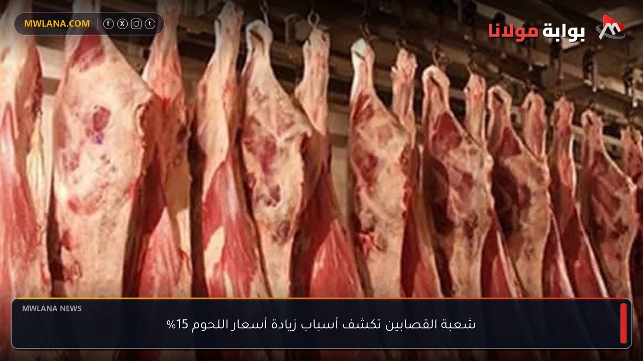 شعبة القصابين تكشف أسباب زيادة أسعار اللحوم 15%