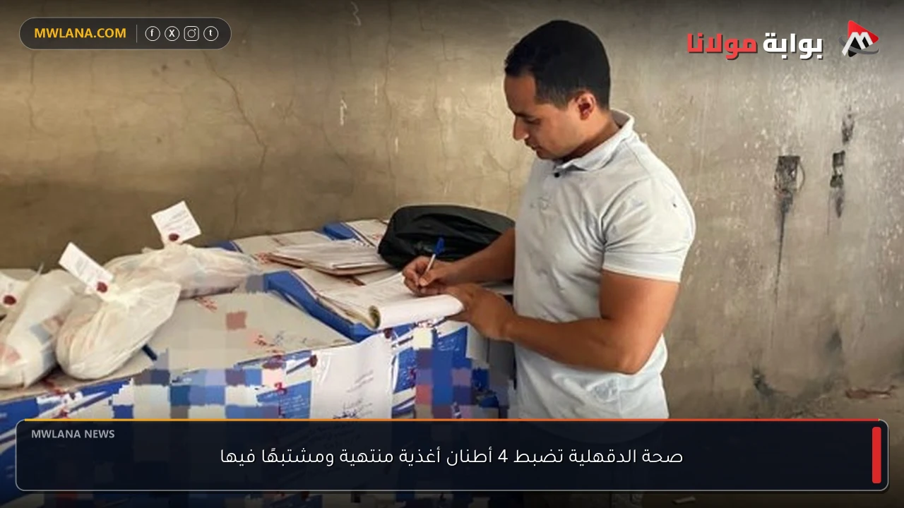 صحة الدقهلية تضبط 4 أطنان أغذية منتهية ومشتبهًا فيها