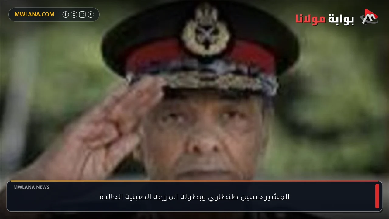 المشير حسين طنطاوي وبطولة المزرعة الصينية الخالدة