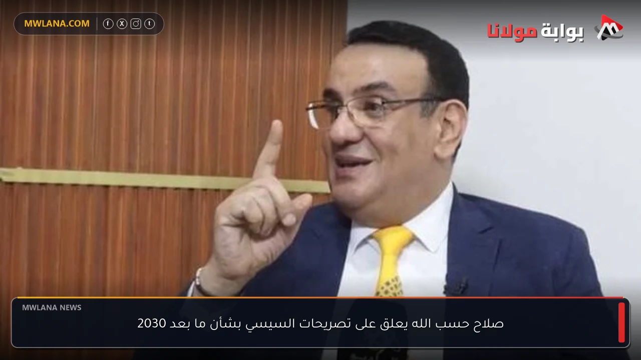 صلاح حسب الله يعلق على تصريحات السيسي بشأن ما بعد 2030