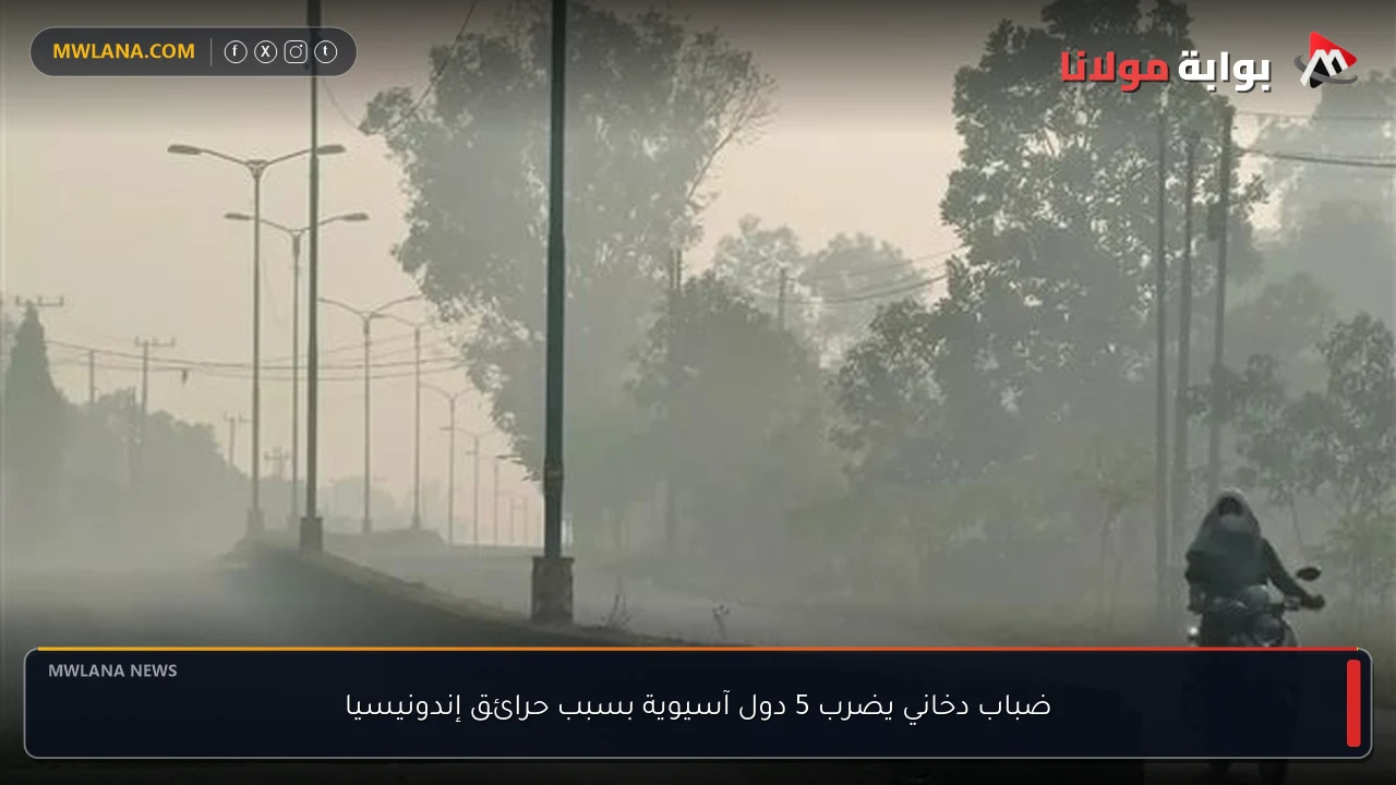 ضباب دخاني يضرب 5 دول آسيوية بسبب حرائق إندونيسيا