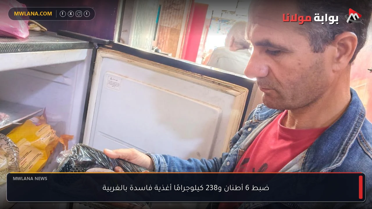 ضبط 6 أطنان و238 كيلوجرامًا أغذية فاسدة بالغربية