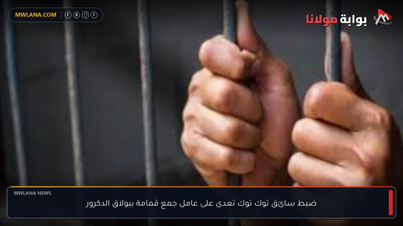 ضبط سائق توك توك تعدى على عامل جمع قمامة ببولاق الدكرور