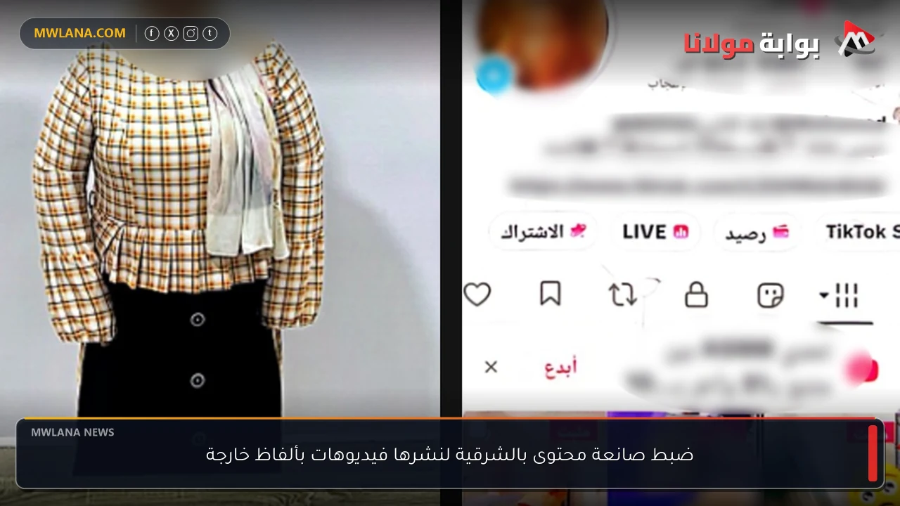 ضبط صانعة محتوى بالشرقية لنشرها فيديوهات بألفاظ خارجة