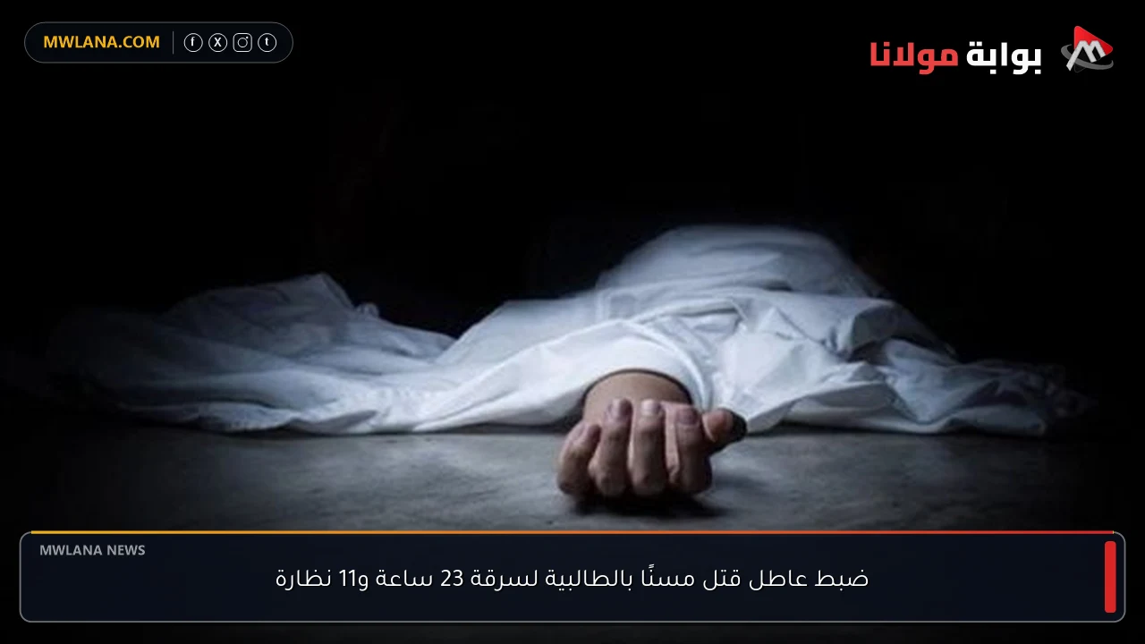 ضبط عاطل قتل مسنًا بالطالبية لسرقة 23 ساعة و11 نظارة