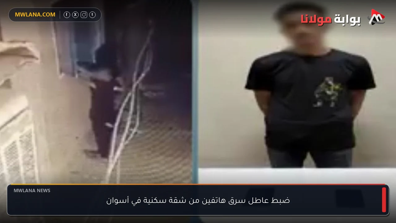 ضبط عاطل سرق هاتفين من شقة سكنية في أسوان