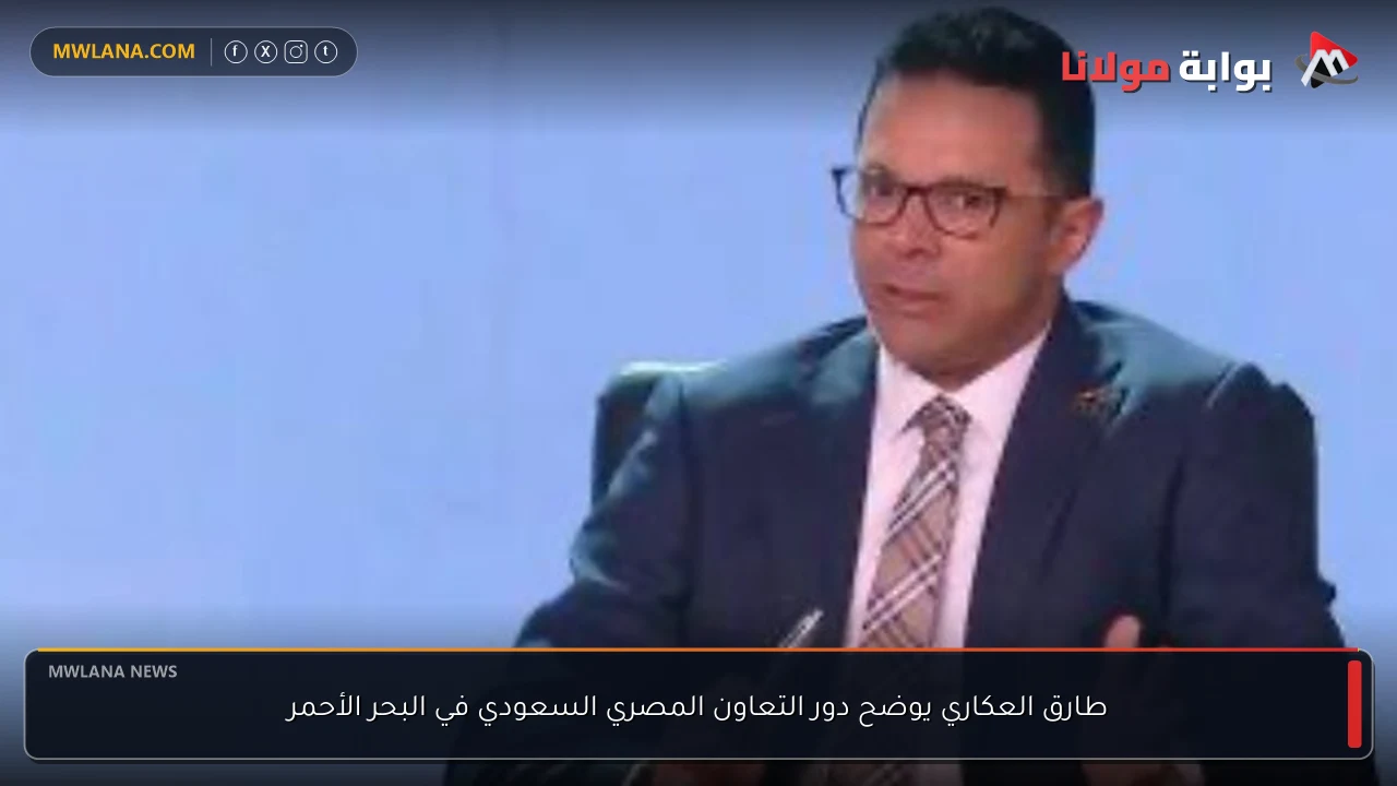 طارق العكاري يوضح دور التعاون المصري السعودي في البحر الأحمر