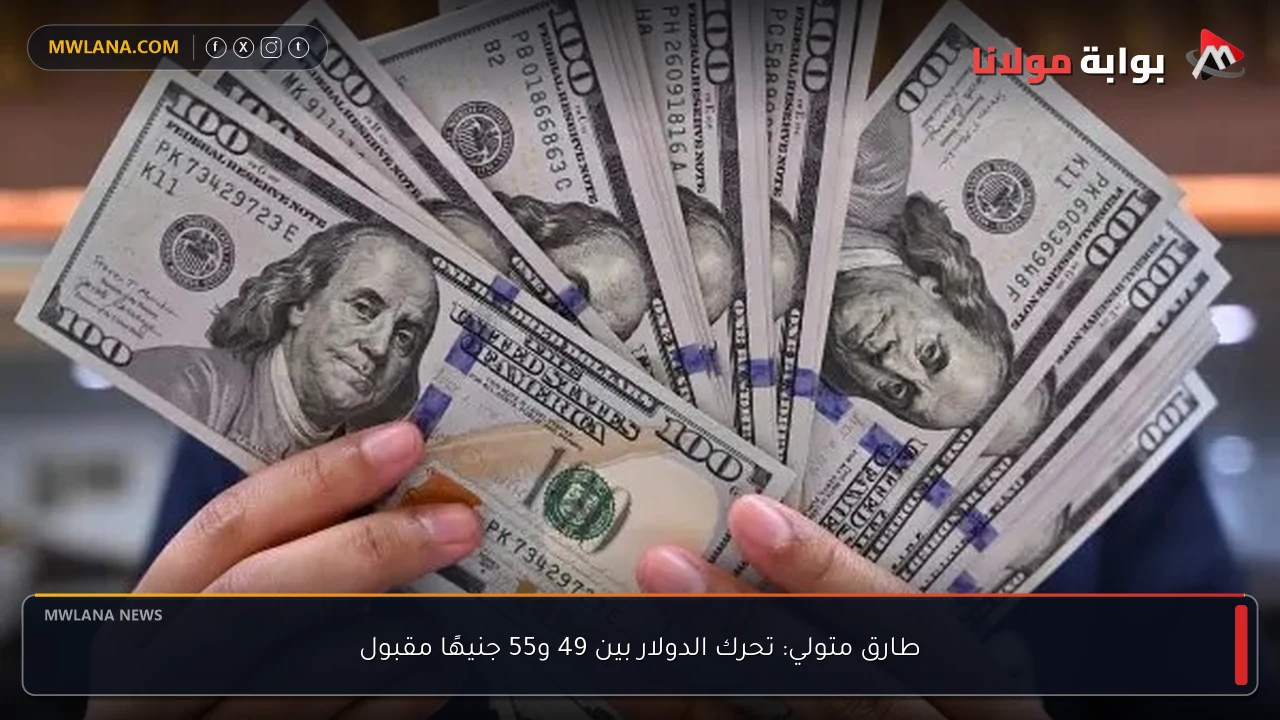 طارق متولي: تحرك الدولار بين 49 و55 جنيهًا مقبول