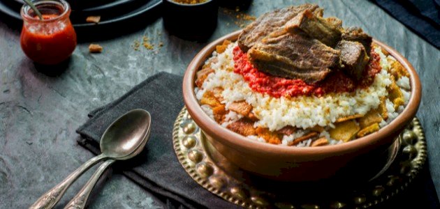 طريقة عمل الفتة المصرية - موضوع