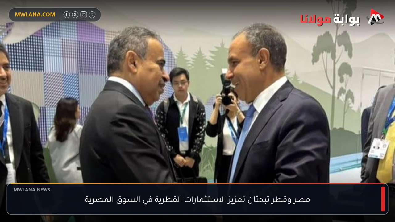 مصر وقطر تبحثان تعزيز الاستثمارات القطرية في السوق المصرية