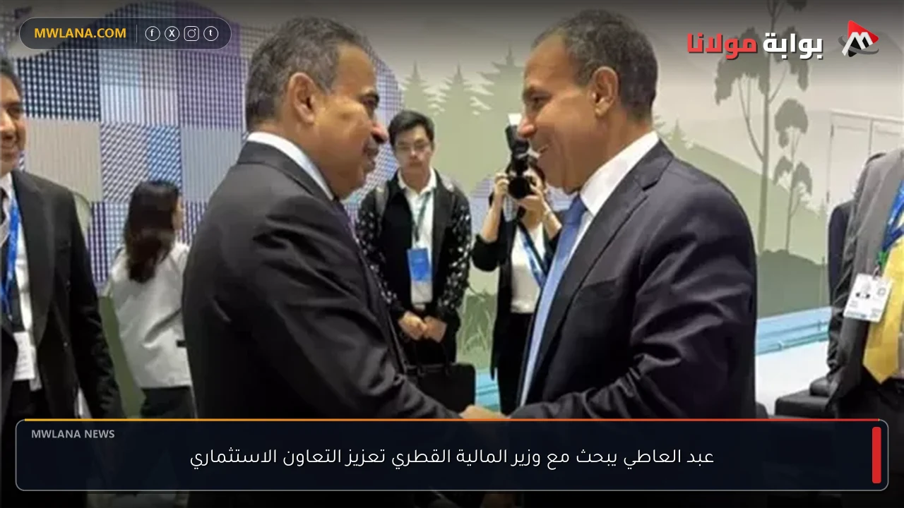 عبد العاطي يبحث مع وزير المالية القطري تعزيز التعاون الاستثماري