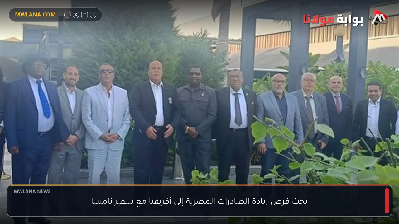 بحث فرص زيادة الصادرات المصرية إلى أفريقيا مع سفير ناميبيا