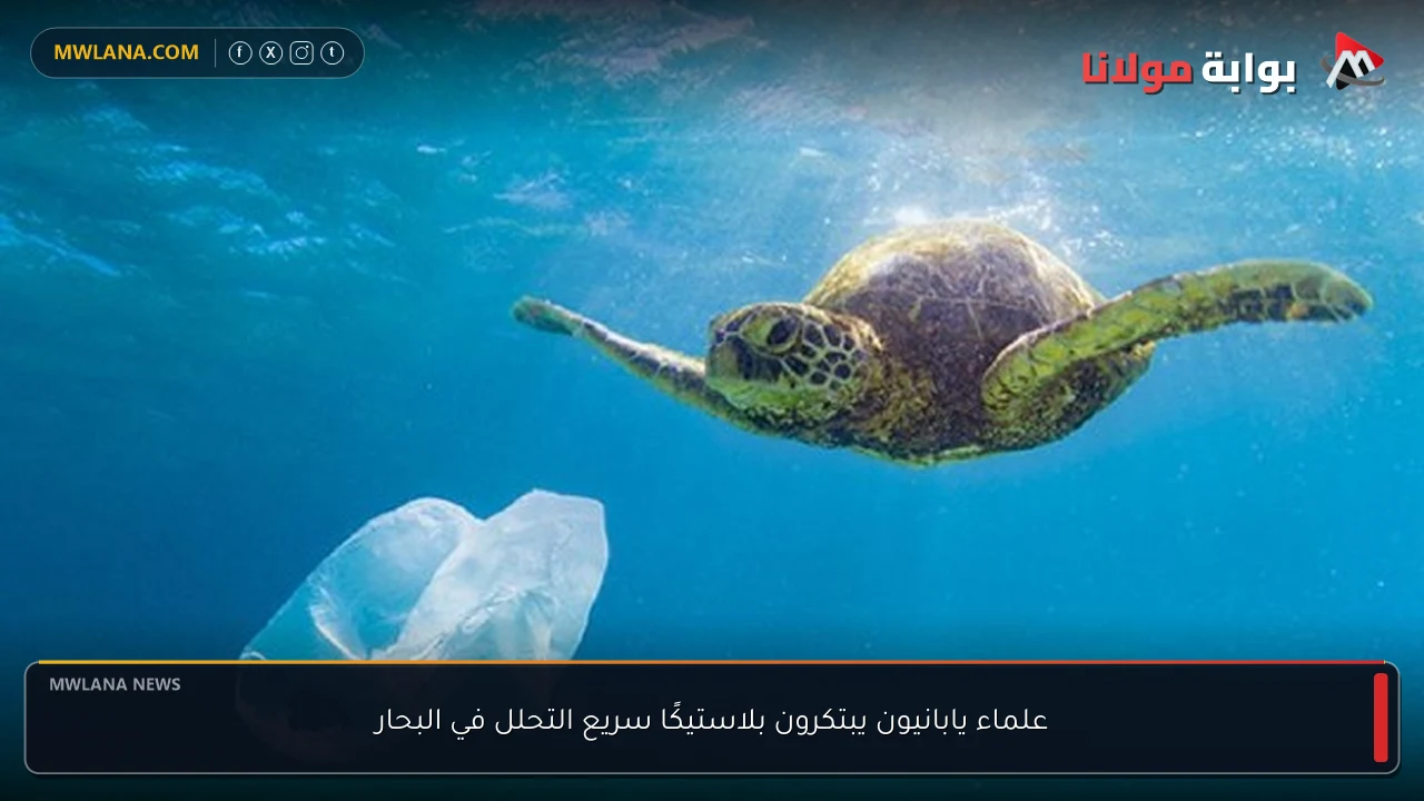 علماء يابانيون يبتكرون بلاستيكًا سريع التحلل في البحار