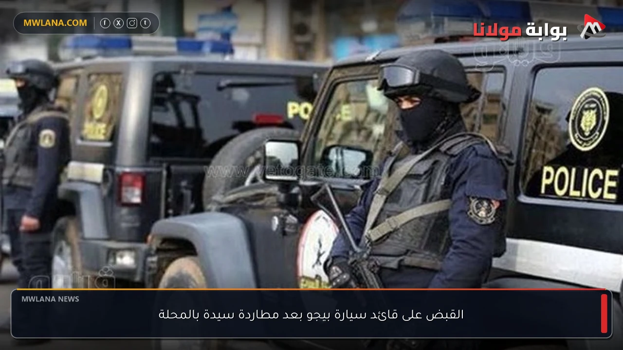 القبض على قائد سيارة بيجو بعد مطاردة سيدة بالمحلة