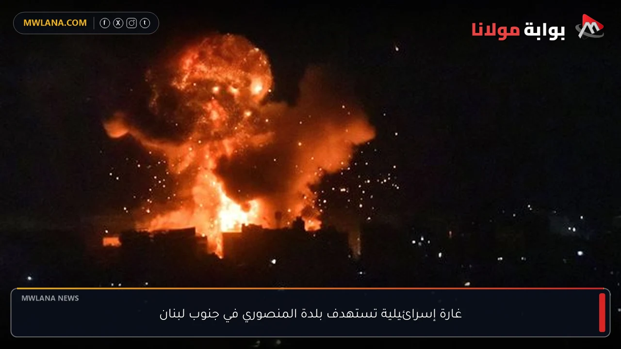 غارة إسرائيلية تستهدف بلدة المنصوري في جنوب لبنان