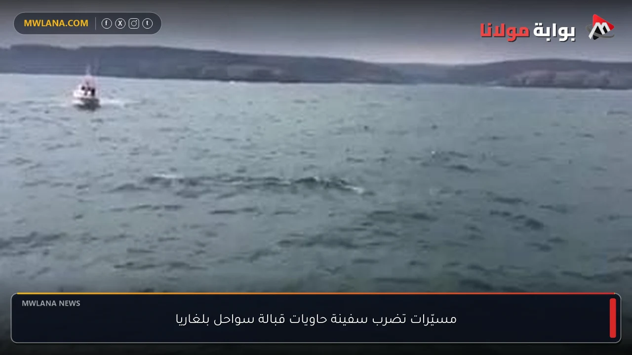 مسيّرات تضرب سفينة حاويات قبالة سواحل بلغاريا