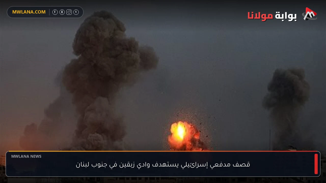 قصف مدفعي إسرائيلي يستهدف وادي زبقين في جنوب لبنان