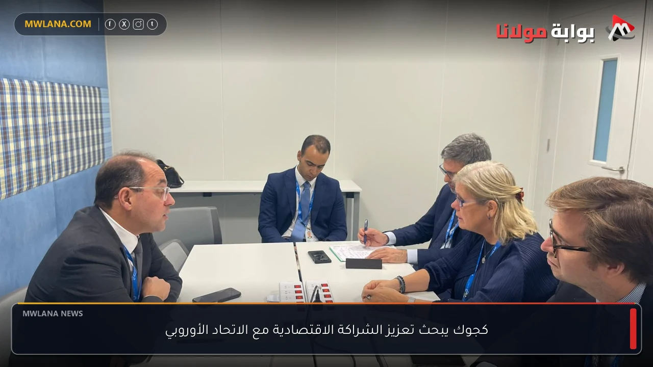 كجوك يبحث تعزيز الشراكة الاقتصادية مع الاتحاد الأوروبي