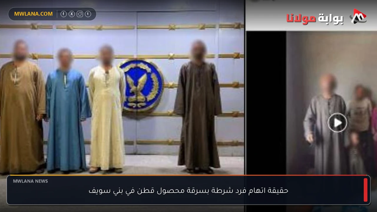 حقيقة اتهام فرد شرطة بسرقة محصول قطن في بني سويف