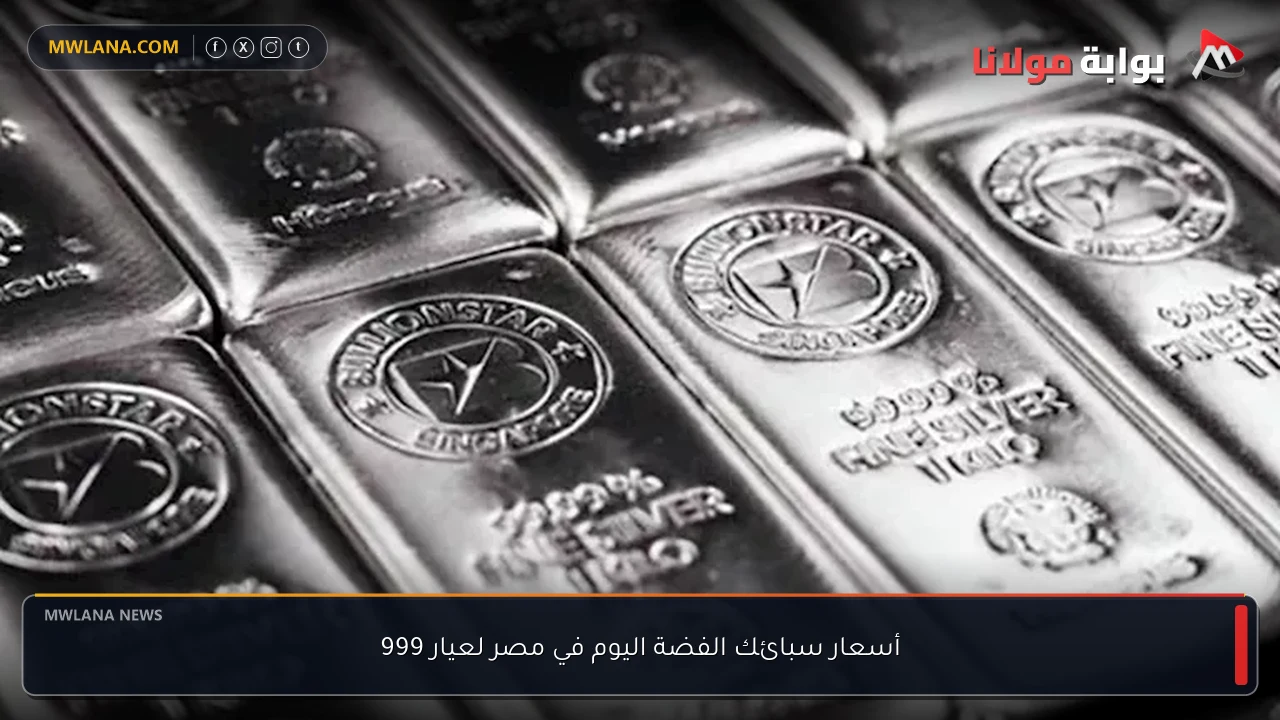 أسعار سبائك الفضة اليوم في مصر لعيار 999