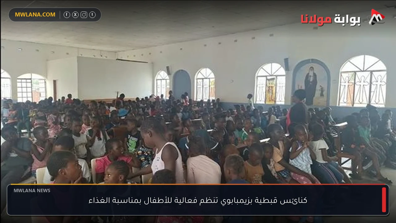 كنائس قبطية بزيمبابوي تنظم فعالية للأطفال بمناسبة الغذاء