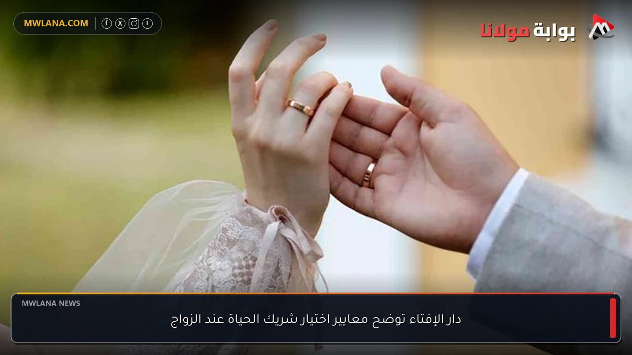 دار الإفتاء توضح معايير اختيار شريك الحياة عند الزواج