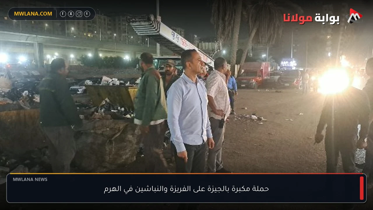 حملة مكبرة بالجيزة على الفريزة والنباشين في الهرم