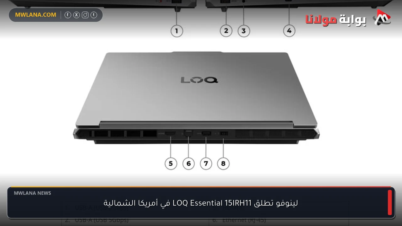 لينوفو تطلق LOQ Essential 15IRH11 في أمريكا الشمالية