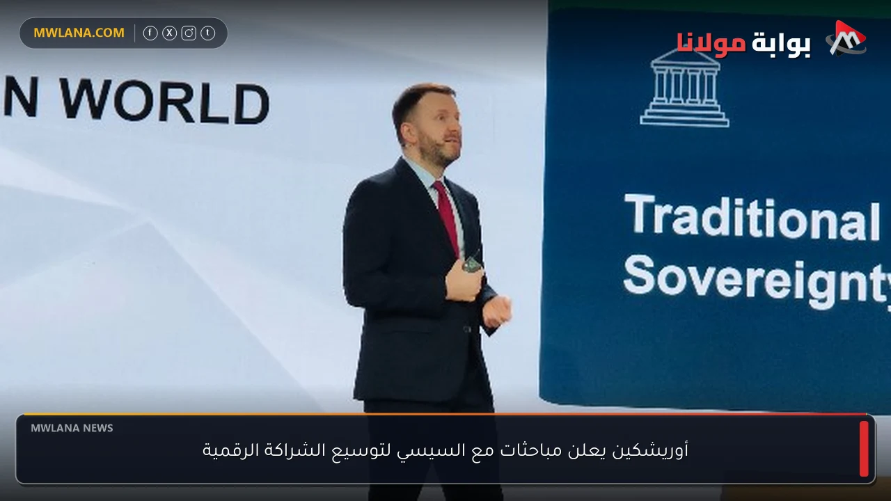أوريشكين يعلن مباحثات مع السيسي لتوسيع الشراكة الرقمية