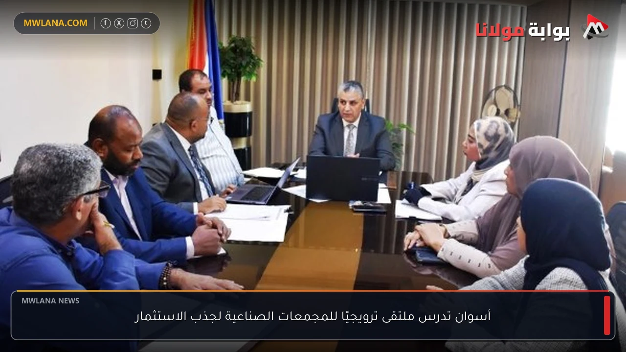 أسوان تدرس ملتقى ترويجيًا للمجمعات الصناعية لجذب الاستثمار