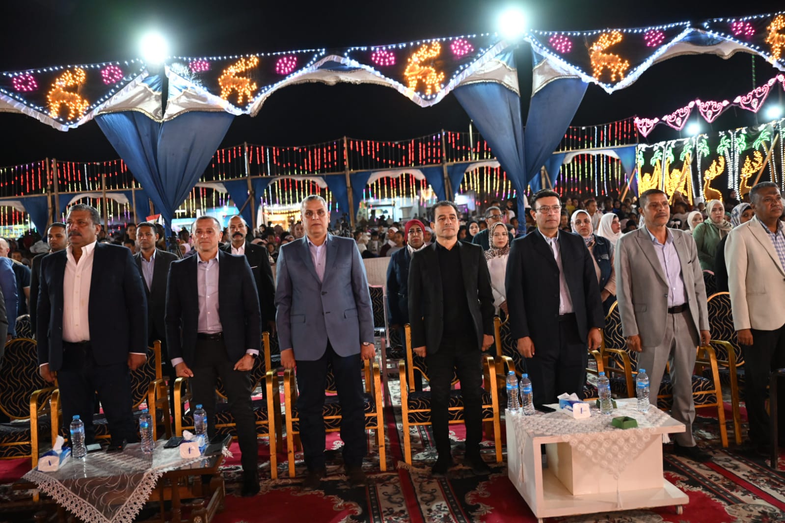 حفلا فنيا في السوق السياحي بأبو سمبل في ليلة تعامد الشمس 