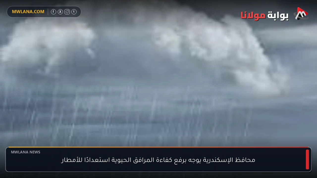 محافظ الإسكندرية يوجه برفع كفاءة المرافق الحيوية استعدادًا للأمطار