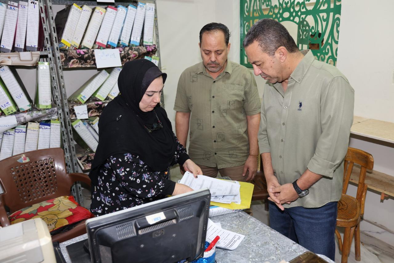 زيارة محافظ المنوفية الوحدة المحلية بشنتا الحجر